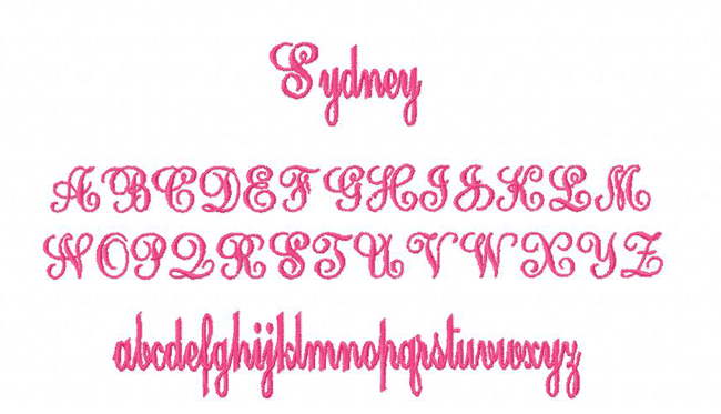 Sydney Alphabet